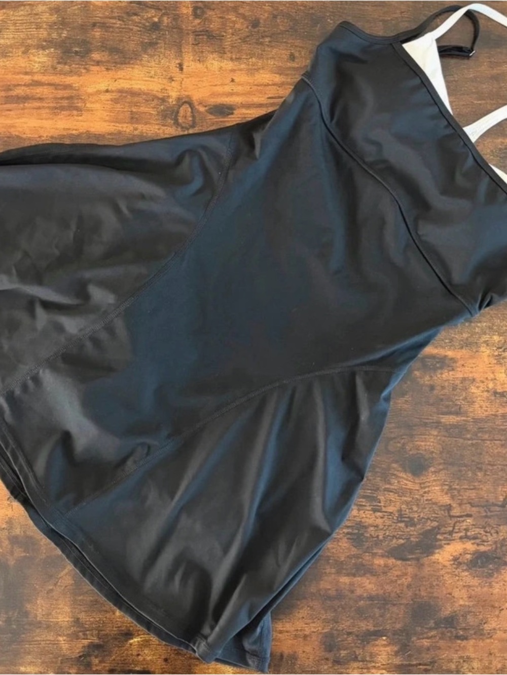 Amazon Black Circle Skater Athletic Skirt with Built-In Shorts